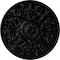 Ekena Millwork Versailles Ceiling Medallion (Fits Canopies up to 3 1/4"), Hand-Painted Black Pearl, 33"OD x 1 3/4"P CM33VEBPS - alternate 1